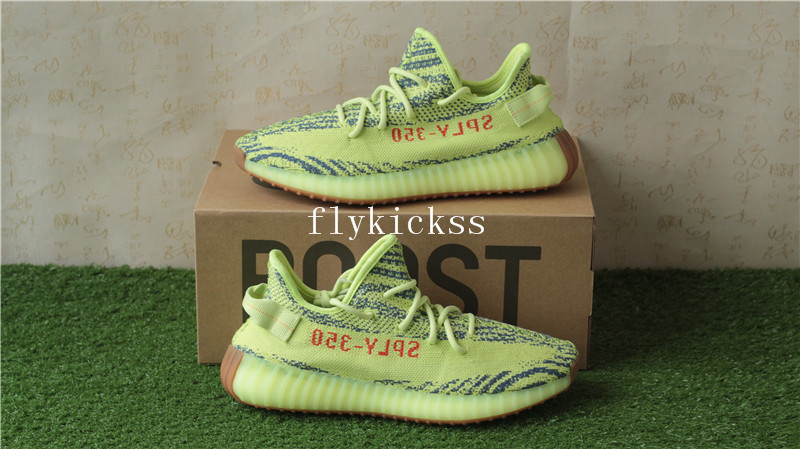Final Correct Version Yeezy Boost 350 V2 Semi Frozen Yellow